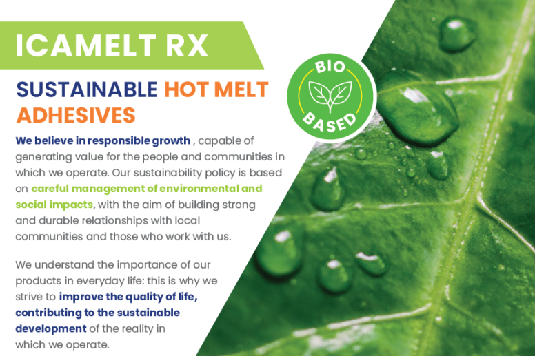 Interpack 2026 - Sustainable ICAMELT RX Hot Melt Adhesives